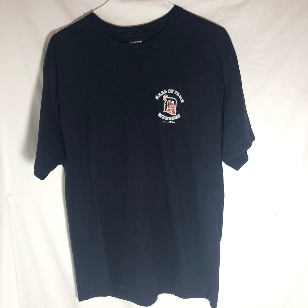Men's Black Detroit Tigers hall of fame t shirt